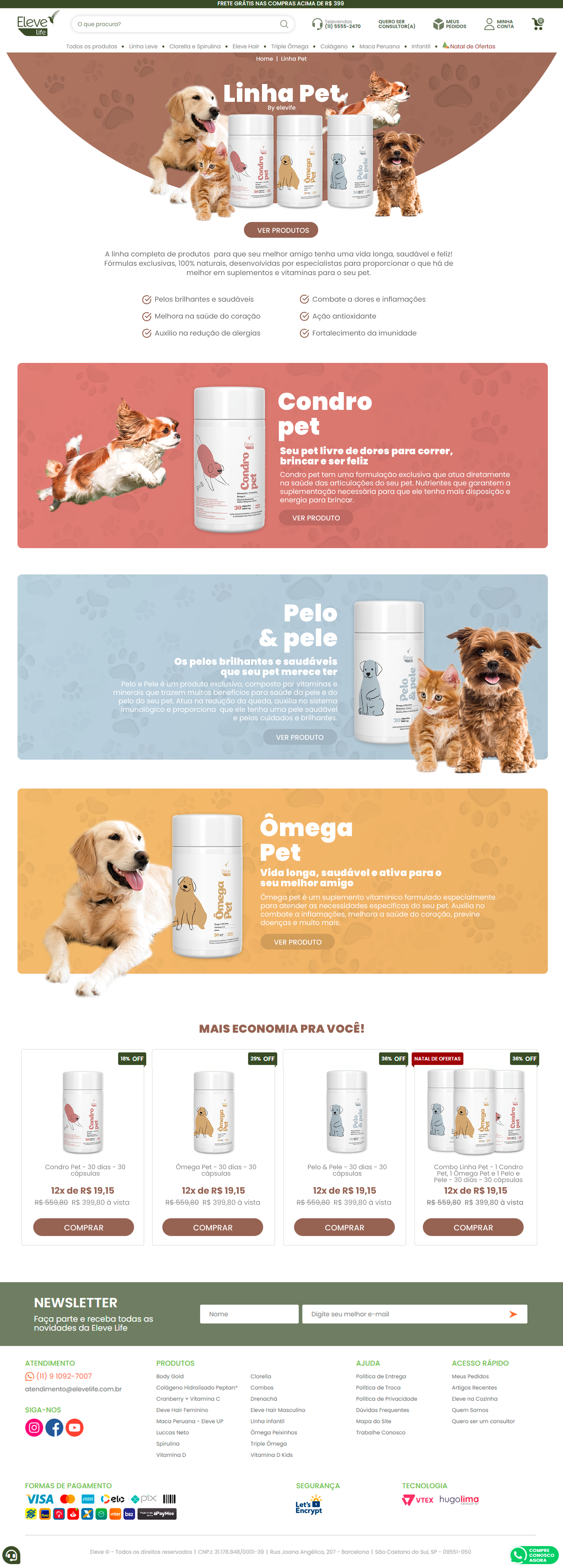 Linha Pet