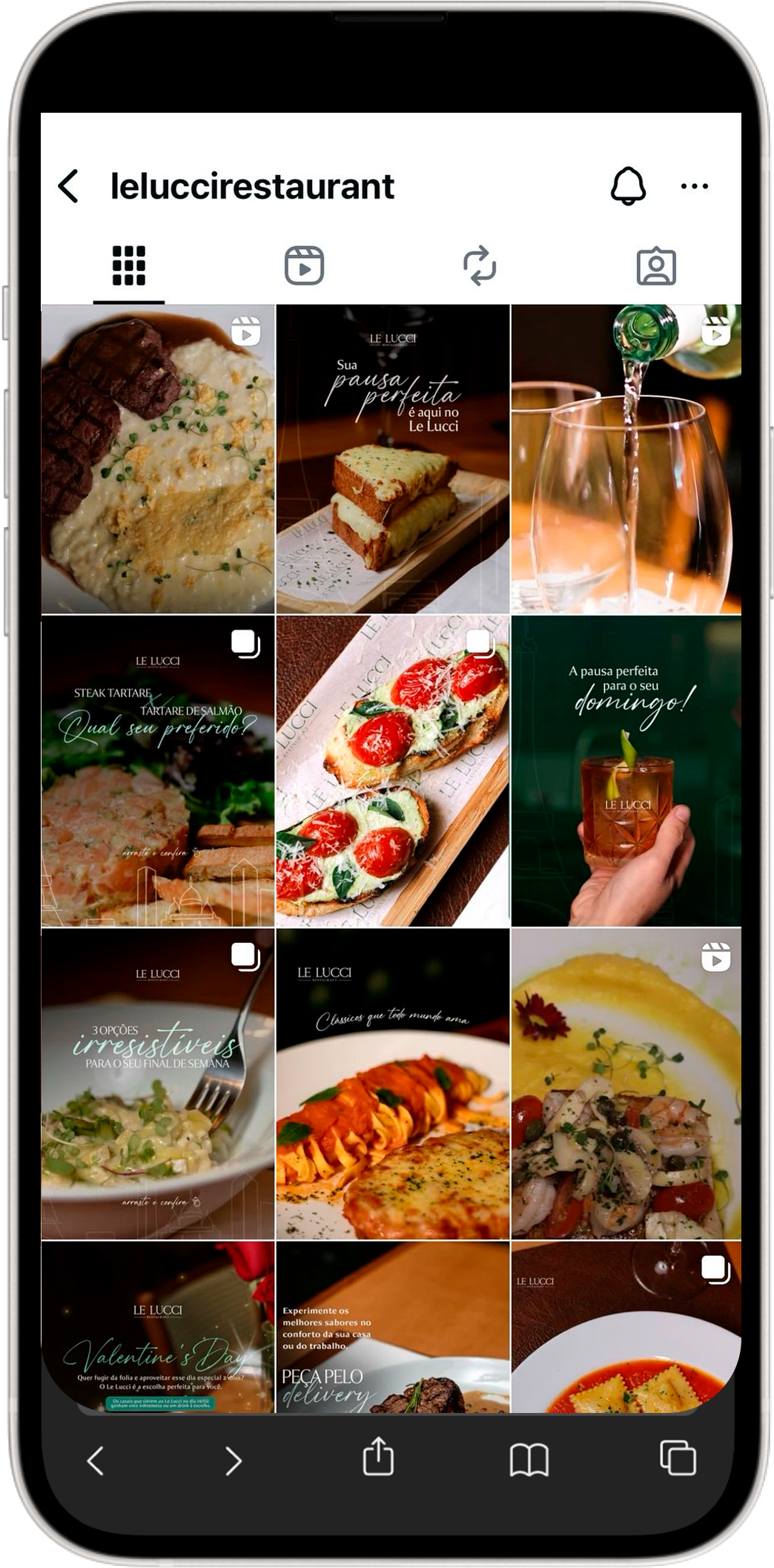 Le Lucci Restaurant — Mobile