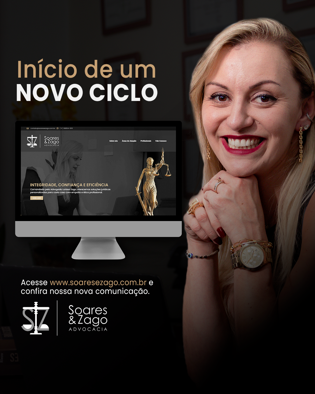 Post de lançamento Soares & Zago